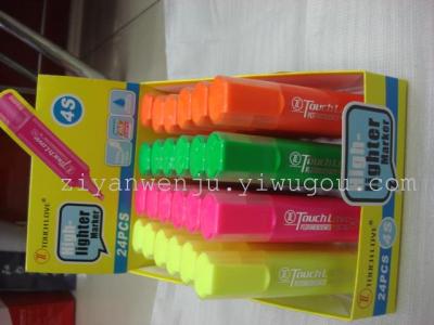 24 display box Highlighter, bright colors, writing fluency