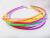 3mm head with teeth in children hair ornaments 3 mm thin strips of plastic headband candy colors