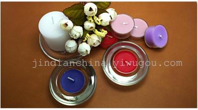 Cafe decorations simple modern transparent glass candle holders home furnishings a candlelight dinner tea candle holders