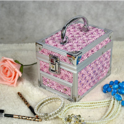 Guanyu factory outlets selling travel jewelry box jewelry necklace storage box portable cosmetic case