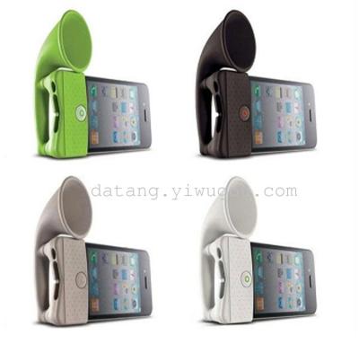 Fashion silicone Horn cover iPhone protective cover silicone speakerphone