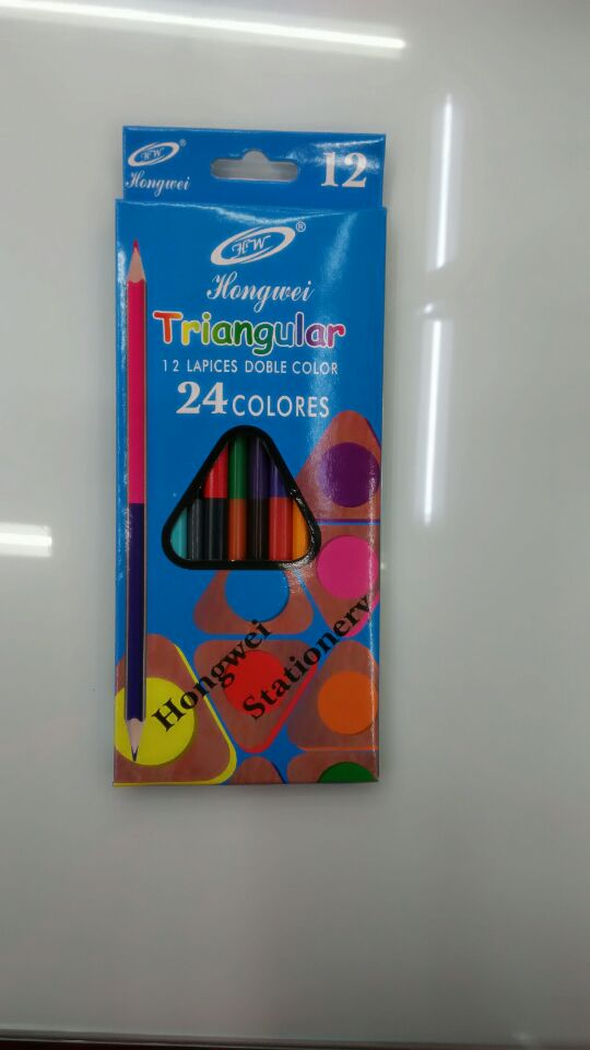 12支双头彩色铅笔 彩铅 画笔