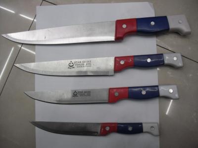 Factory Direct Sales Three-Color Handle Fruit Knife, Kitchen Knives