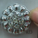 High-end diamond buttons buttons plastic buttons