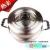 Thick stainless steel steamer two-layer complex steamer 201 induction cooker at the end of the common 30cm