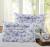 Zhiying blue and white cotton and cotton-filled cassia health pillow pillow soothe sleep