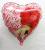 18-inch heart shape aluminum foil balloon for valentine/wedding balloons wholesale