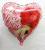 18-inch heart shape aluminum foil balloon for valentine/wedding balloons wholesale