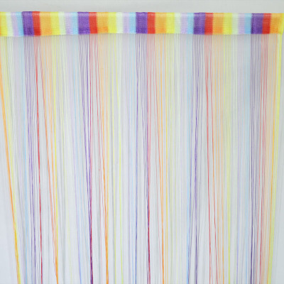 Mixed color polyester multi - color curtain handicraft feel