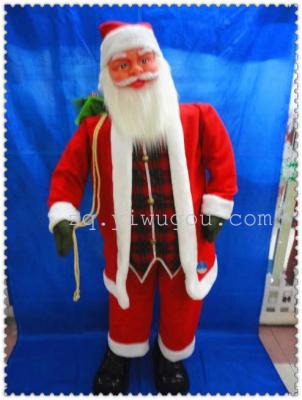 1.6 m dancing Santa Claus red Santa Christmas decoration supplies
