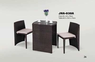 Leisure rattan furniture sets dining Cafe Couple seating