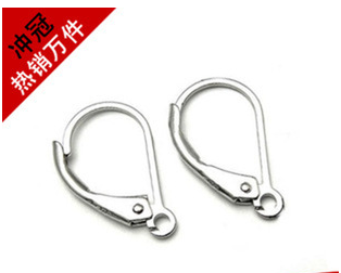 Huasheng & pengfeng new S925 pure silver earring accessories French ear hook