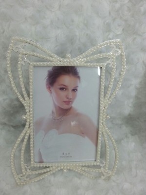 Gorgeous photo frame craft factory direct high-grade alloy Pearl inlaid Butterfly Valentine's day gift