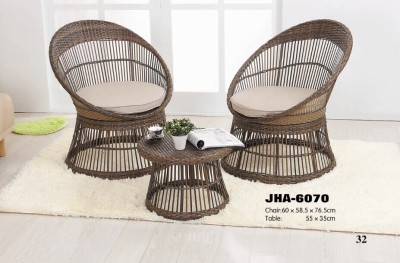 Outdoor leisure furniture lounge chair/cane furniture balcony balcony garden table and chairs set of three