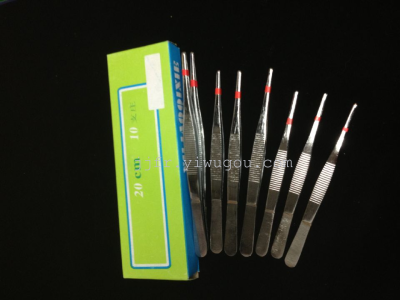 Medical tweezers, flat nose tweezers