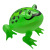 Toys inflatable toys green PVC frog frog