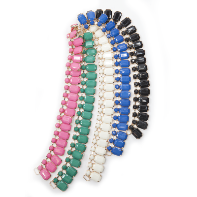 Square Acrylic Necklace Bracelet Jewelry Accessories