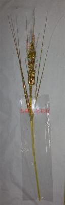 Gold Christmas artificial flowers Christmas wheat flower