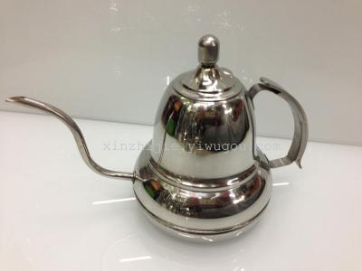 Silver Li Coffee stainless steel kettle pot mouth mouth pot pot of tea fine art teapot