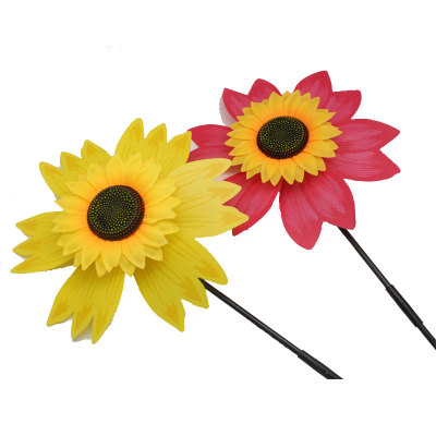 Process-color plastic 30 cm sunflower