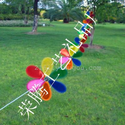 28 cm Flash wind bracing wind string of six colored wind string