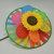 Cloth wheel sunflowers