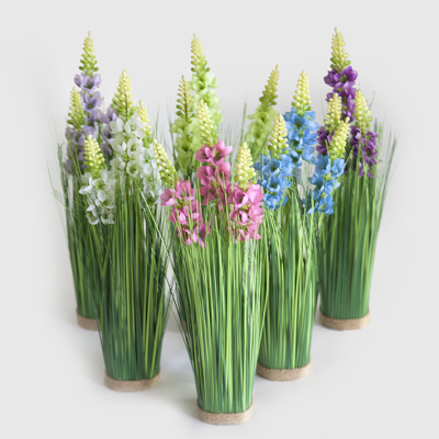 Grass tube 3 hyacinth flower decoration JM-437