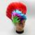 Cockscomb-shaped wig costume party supplies Mardi Gras wig