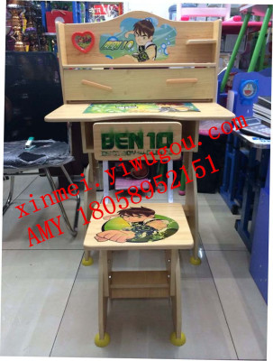 Environmental protection total lifting desks and chairs, desk, desk, cartoon student desk, children's toys