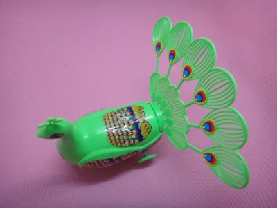 拉线孔雀 塑料玩具 儿童玩具 2元产品 义乌2元店配货中心