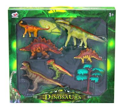 A set of static model sets for children's imitation of Jurassic dinosaur
