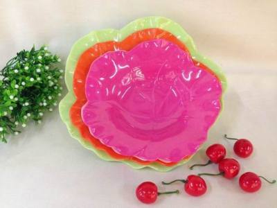 Melamine plastic candy platter dried fruit platter wedding fruit platter fruit platter lotus leaf platter