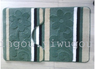 Fine polypropylene twin set carpet floor mats-bathroom mats factory outlet