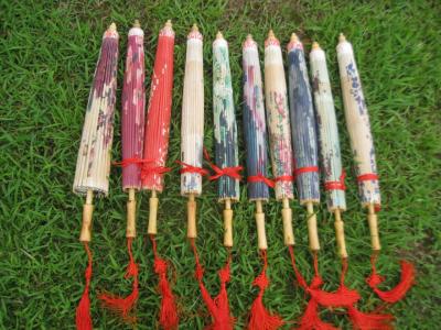 Folk arts and crafts paper umbrella