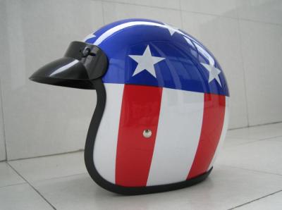 Fibreglass motorcycle helmet