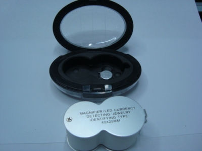 Alloy Loupe jewelry mirror, lighted magnifying glass (SD684-11)