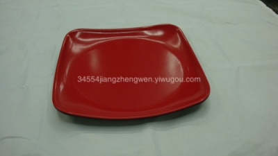The wholesale supply of melamine (melamine) of the 6 "square plate