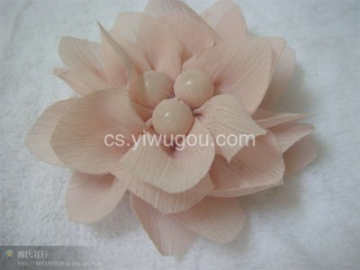Chiffon headdress flower,