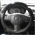 3D stereo skid steering wheel cover suede steering wheel cover slow rebound white inner ring
