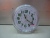 Scan mute little alarm clock transparent quartz clock