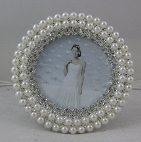 3-inch round high-grade metal photo frame total photo frame photo frame