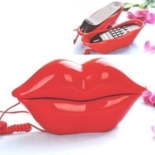 Authentic The Flaming Lips Telephone Lip Telephone Creative Exquisite Gift Sexy Red Lip Telephone