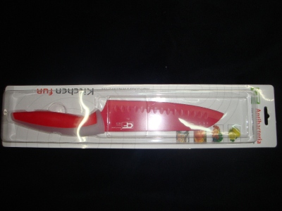 No. 2 Double Color Handle Spray Paint Frozen-Meat Knife