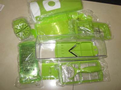 Green vegetable cutter multipurpose set, shredder kitchenware