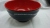 Wholesale supply of red and black melamine (melamine) 6.8 MOQ is 1 inch threaded Bowl market 96