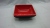 Manufacturer direct selling melamine red black vinegar saucer.