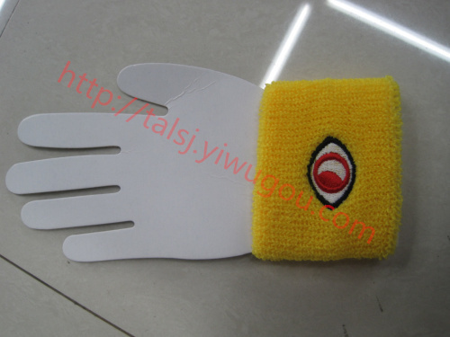 Eye Pattern Embroidered Wristband the Eyes Cuff Eye Wristband Knitted Athletic Wristguards Towel Material Wristband Embroidered Wristband