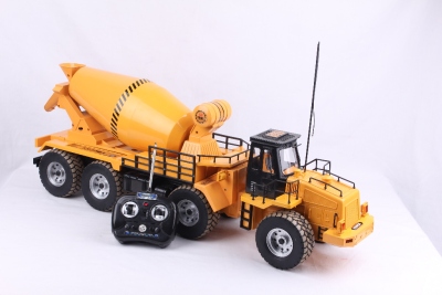 Wireless remote control engineering vehicle toy environmental protection stirring vehicle
