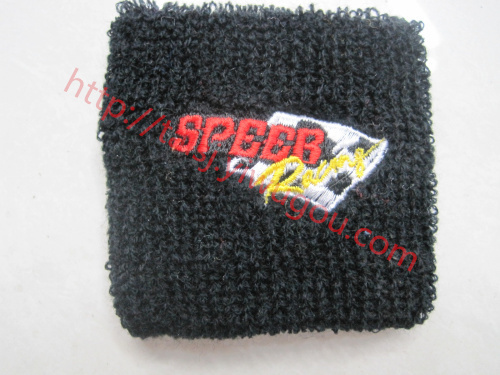 Speed Inquiry， inquiry Black and White Plaid Jam Flag Pattern Embroidered Wristband Towel Material Wristband Kaisimi Wristband 