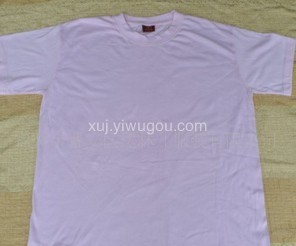 100% Cotton White 180g Round Ad. T-shirt